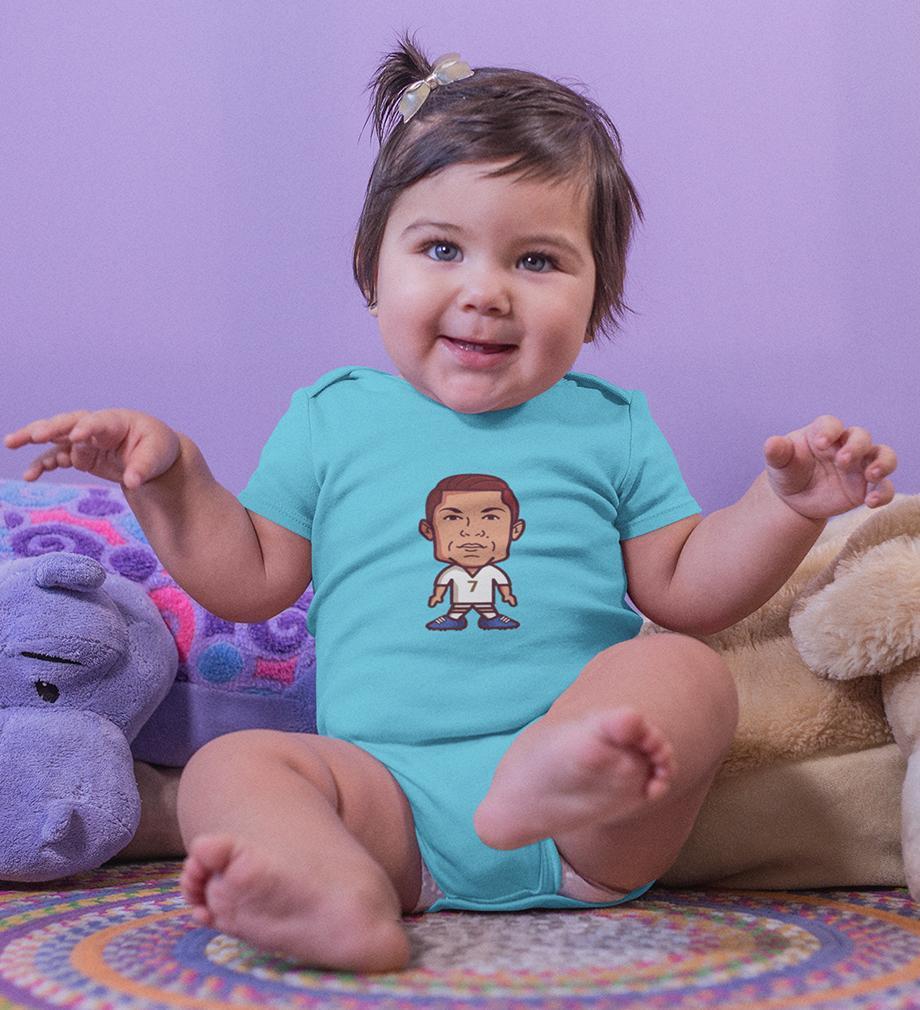 Cristiano Ronaldo CR7 Rompers for Baby Girl- FunkyTradition FunkyTradition