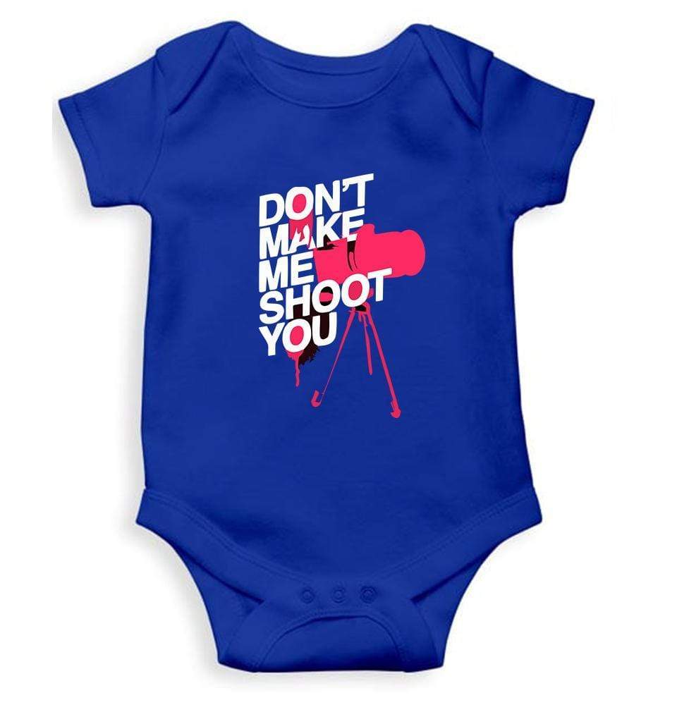 Dont Make Me Shoot U Rompers for Baby Boy- FunkyTradition FunkyTradition
