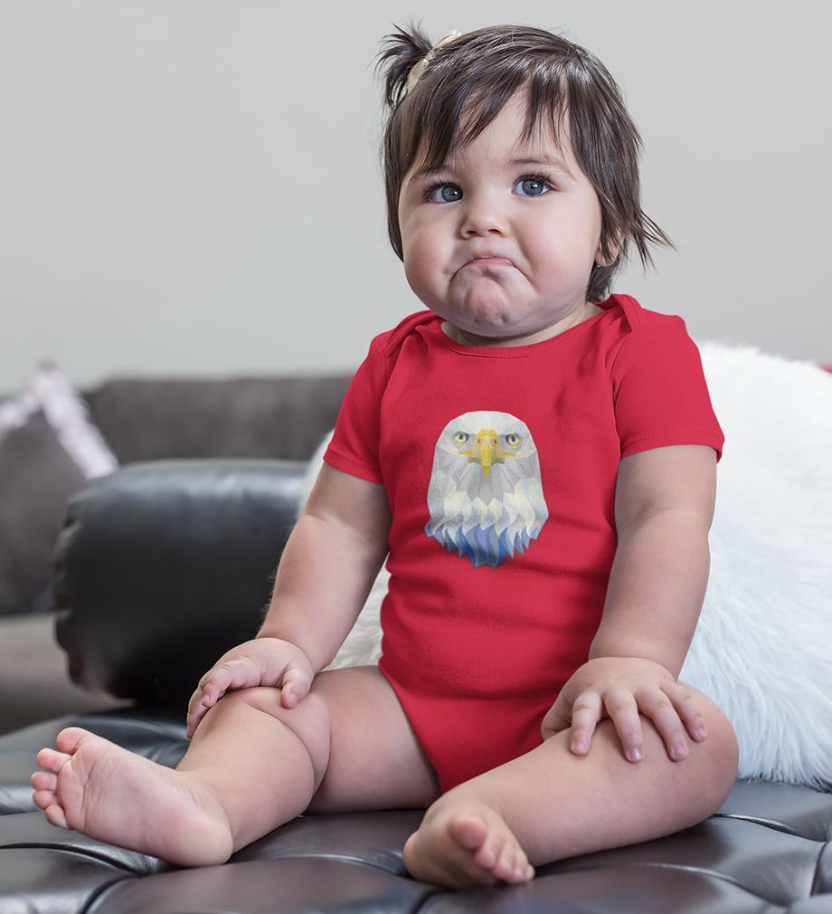 Eagle Abstract Rompers for Baby Girl- FunkyTradition FunkyTradition