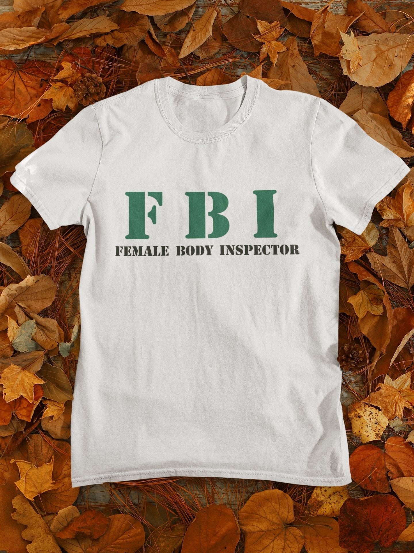 Fbi Typography Mens Half Sleeves T-shirt- FunkyTeesClub - Funky Tees Club