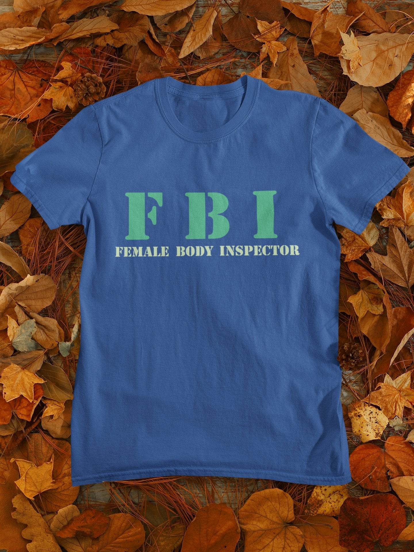 Fbi Typography Mens Half Sleeves T-shirt- FunkyTeesClub - Funky Tees Club