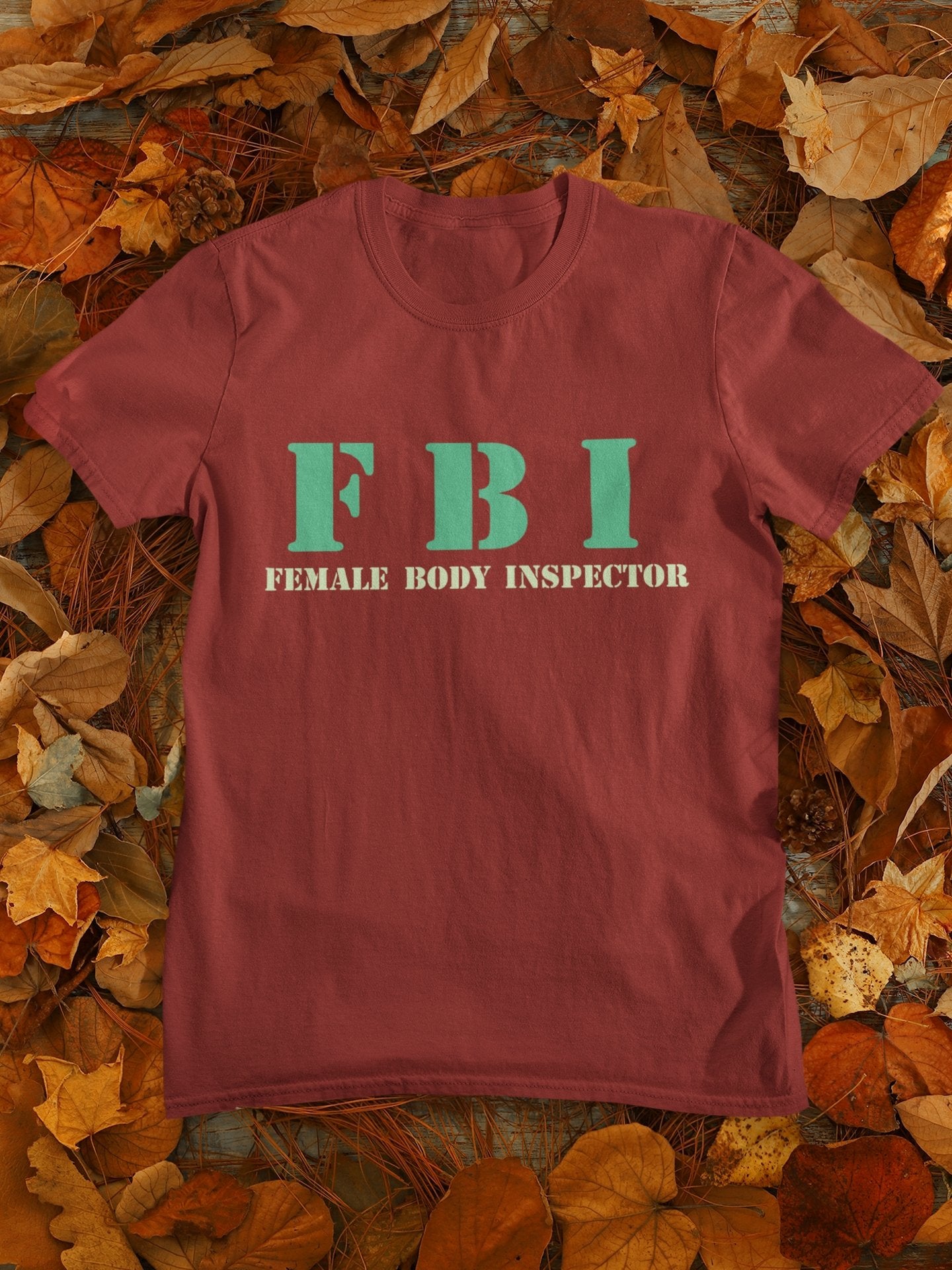 Fbi Typography Mens Half Sleeves T-shirt- FunkyTeesClub - Funky Tees Club