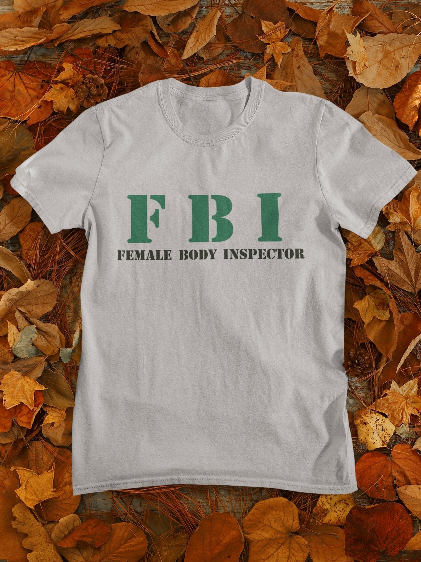 Fbi Typography Mens Half Sleeves T-shirt- FunkyTeesClub - Funky Tees Club