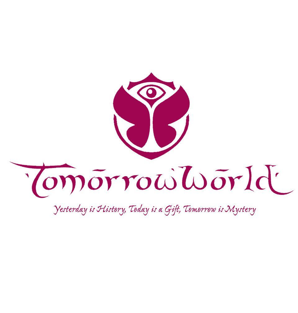 FunkyTradition White Round Neck Tomorrow World Half Sleeves T-Shirt