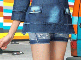 FunkyTradition Denim Blue Western Wear FunkyTradition