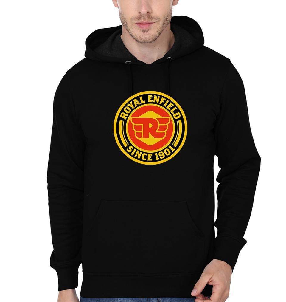 FunkyTradition Royal Enfield Since 1901 Black Hoodies Hoodies FunkyTradition