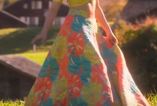 FunkyTradition Stunning Digital Printed Multi Colour Classic Lahenga Choli/ Skirt FunkyTradition