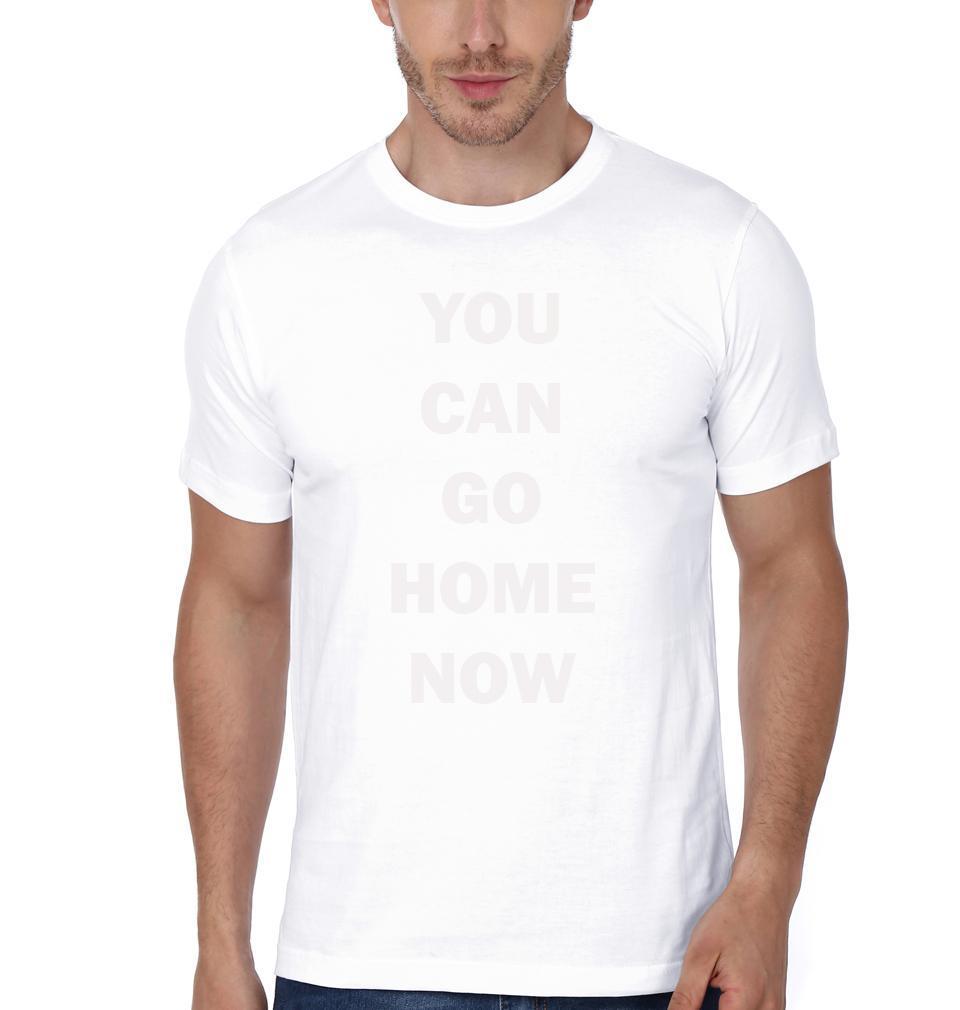 FunkyTradition You Can Go Home Now Gym Sweat Half Sleeves T-Shirt Clothing FunkyTradition