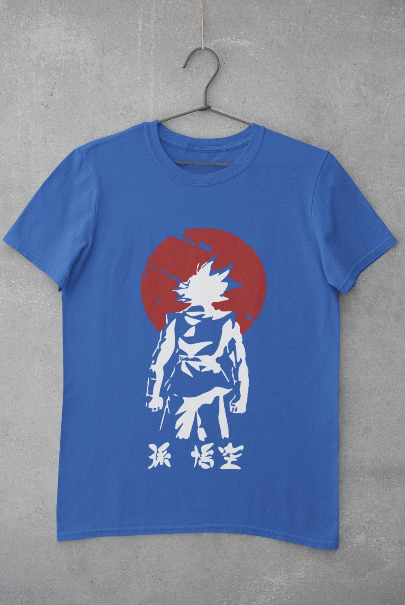 Goku Sun Anime Women Half Sleeves T-shirt- FunkyTeesClub - Funky Tees Club