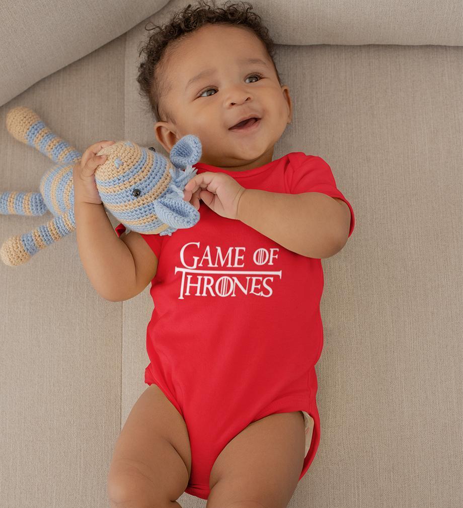 GOT Game Of Thrones Logo Rompers for Baby Boy- FunkyTradition FunkyTradition