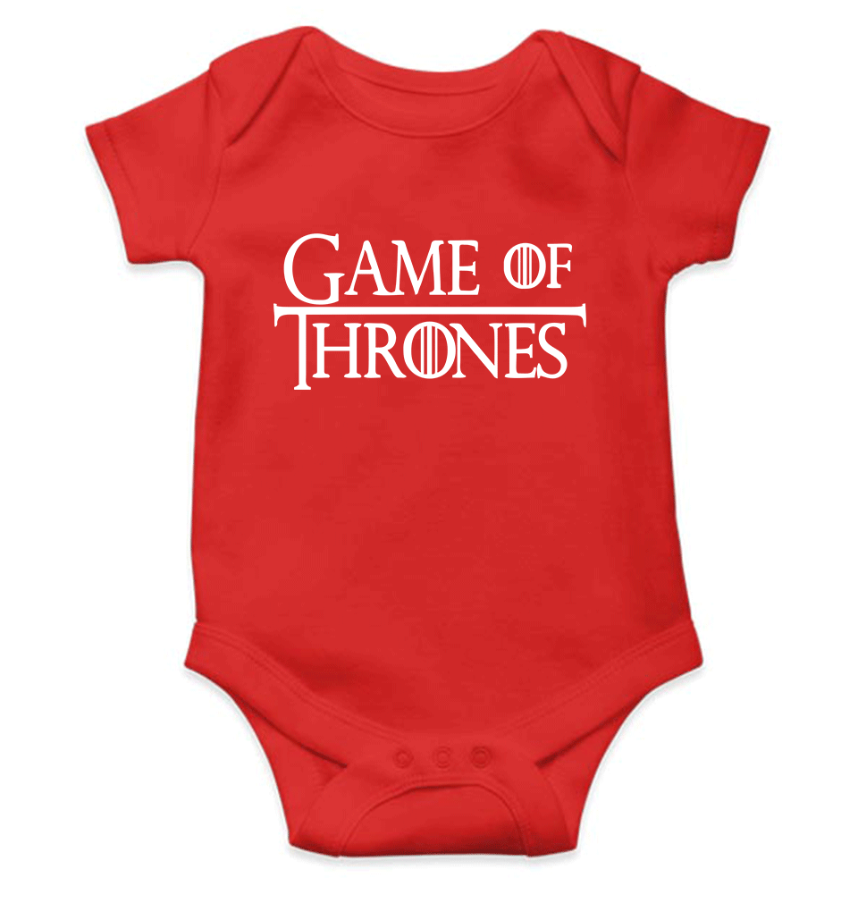 GOT Game Of Thrones Logo Rompers for Baby Boy- FunkyTradition FunkyTradition