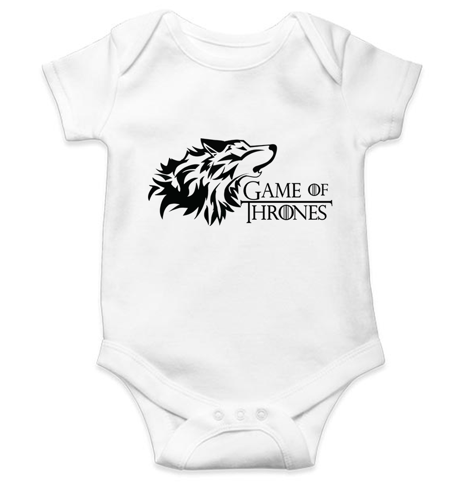 GOT Game Of Thrones Winter Coming Rompers for Baby Boy- FunkyTradition FunkyTradition