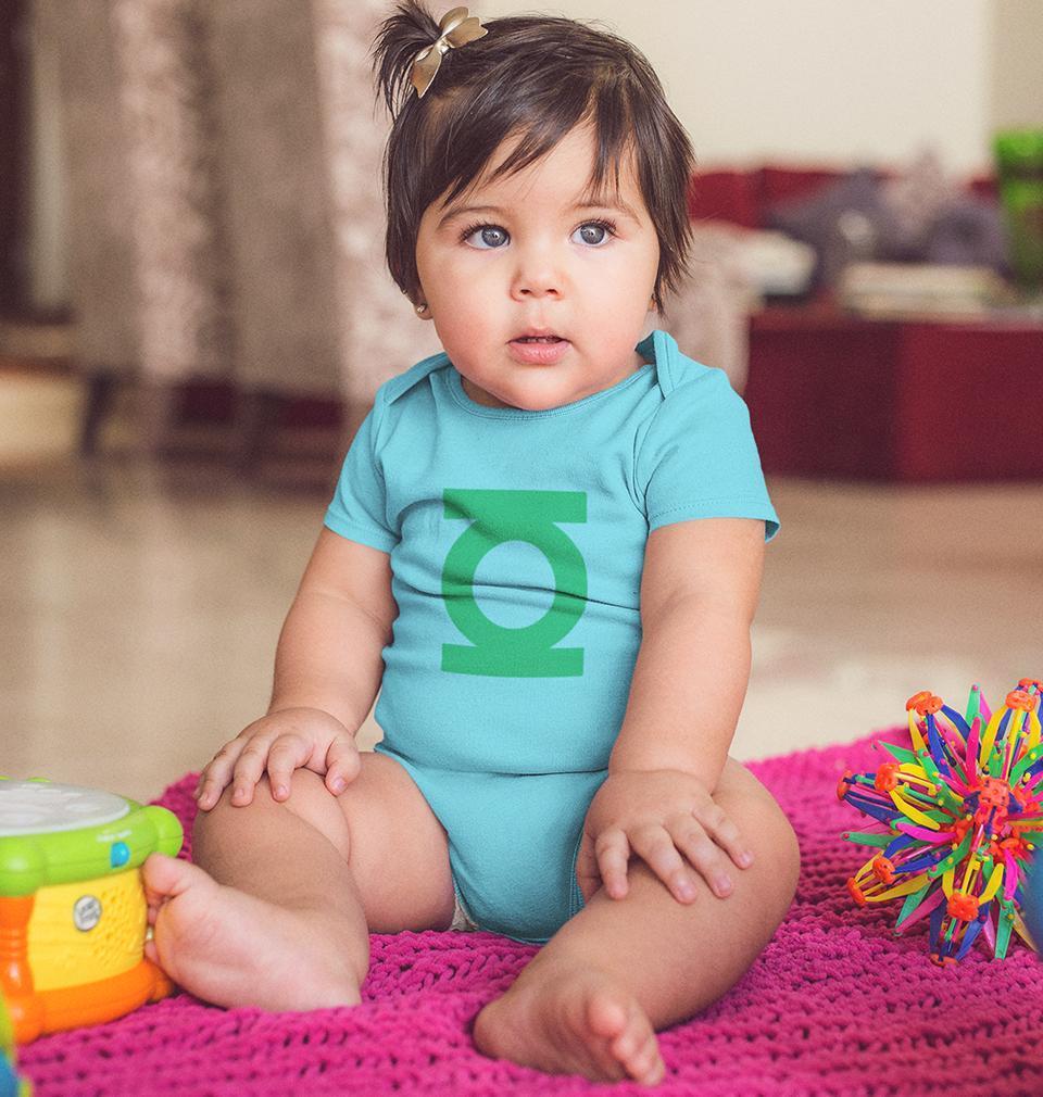 Green Lantern Rompers for Baby Girl- FunkyTradition FunkyTradition