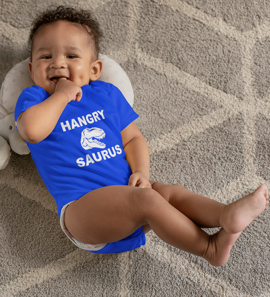 Hangry Sauras Rompers for Baby Boy- FunkyTradition FunkyTradition