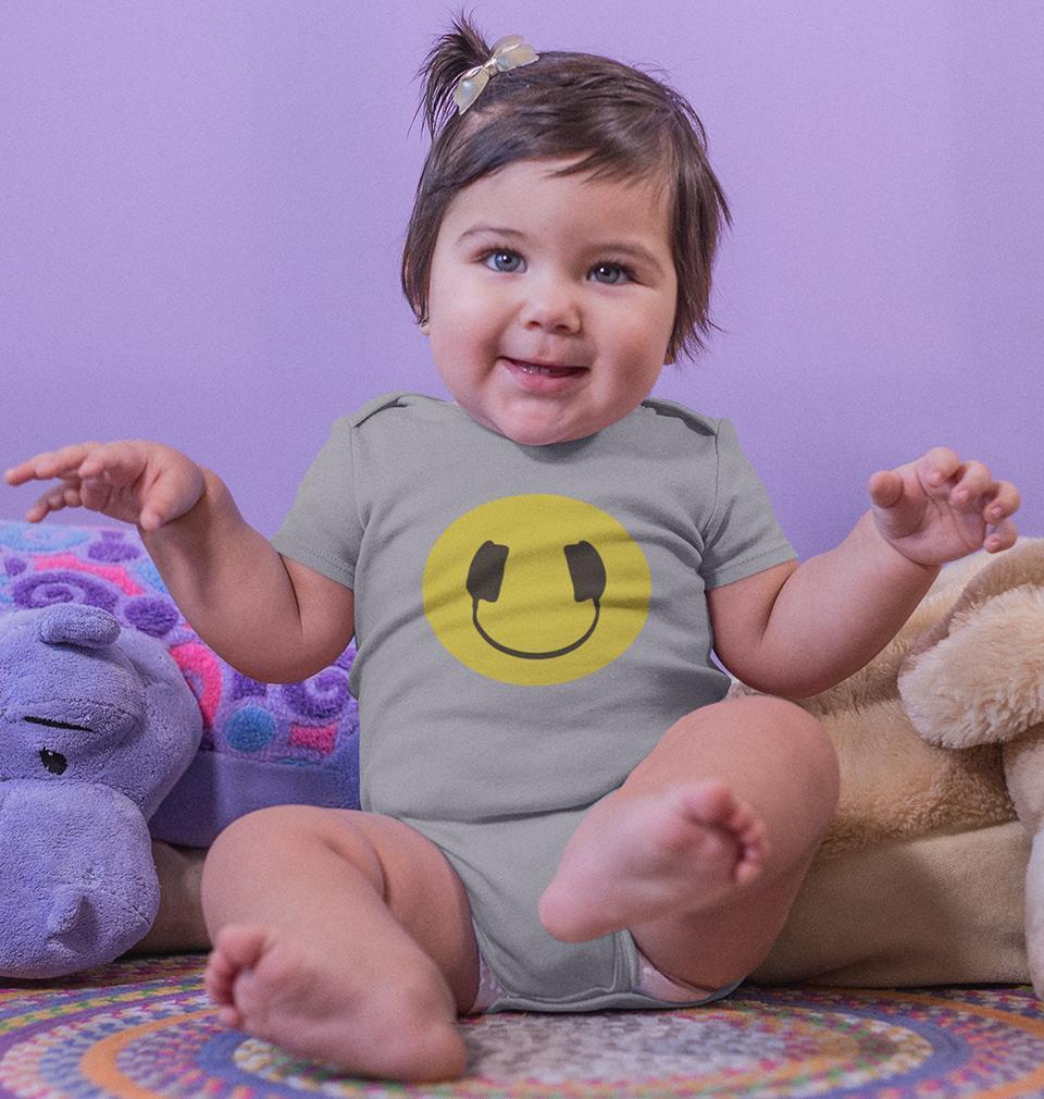 HeadPhone Eye Rompers for Baby Girl- FunkyTradition FunkyTradition