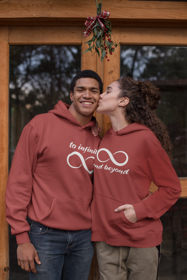 Infinity And Beyond Couple Hoodie-FashionRazor