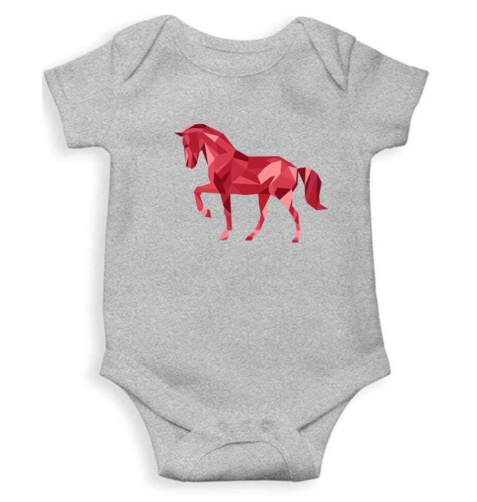 Horse Abstract Rompers for Baby Boy- FunkyTradition FunkyTradition