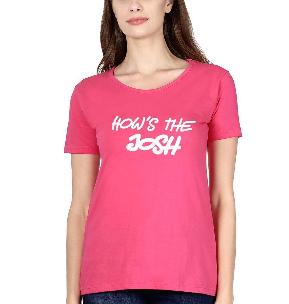 Hows The Josh Womens Half Sleeves T-Shirts-FunkyTradition Half Sleeves T-Shirt FunkyTradition
