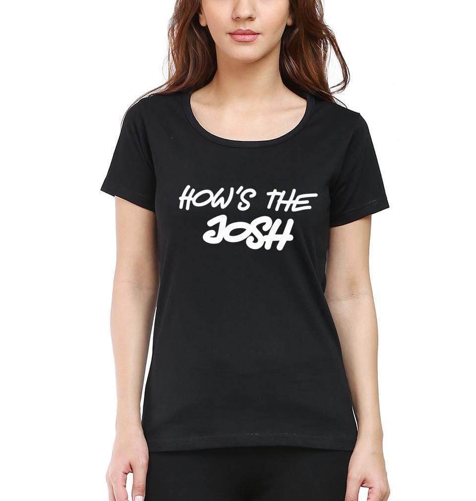 Hows The Josh Womens Half Sleeves T-Shirts-FunkyTradition Half Sleeves T-Shirt FunkyTradition