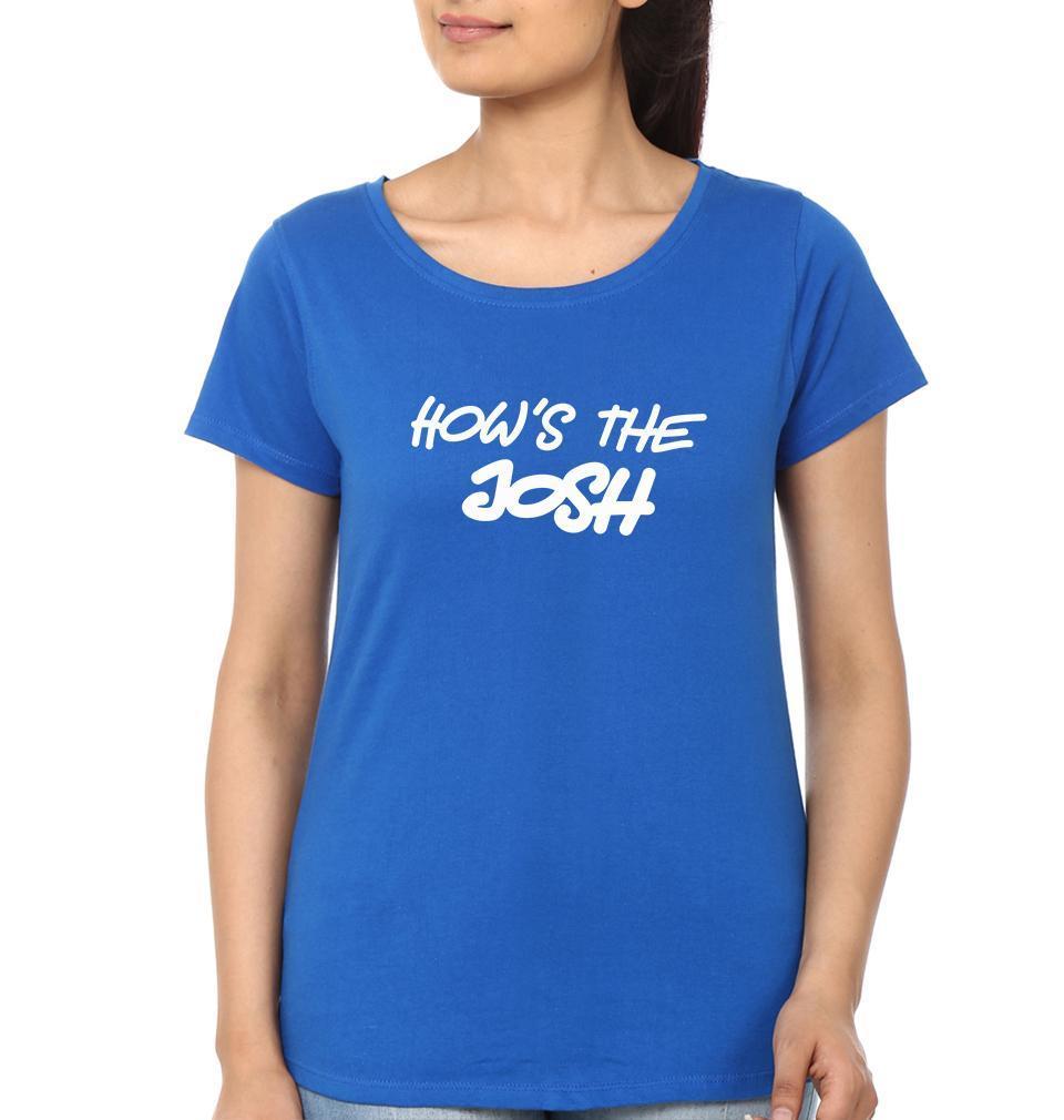 Hows The Josh Womens Half Sleeves T-Shirts-FunkyTradition Half Sleeves T-Shirt FunkyTradition