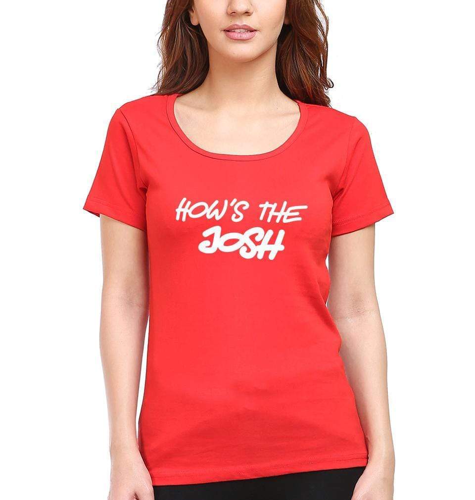 Hows The Josh Womens Half Sleeves T-Shirts-FunkyTradition Half Sleeves T-Shirt FunkyTradition
