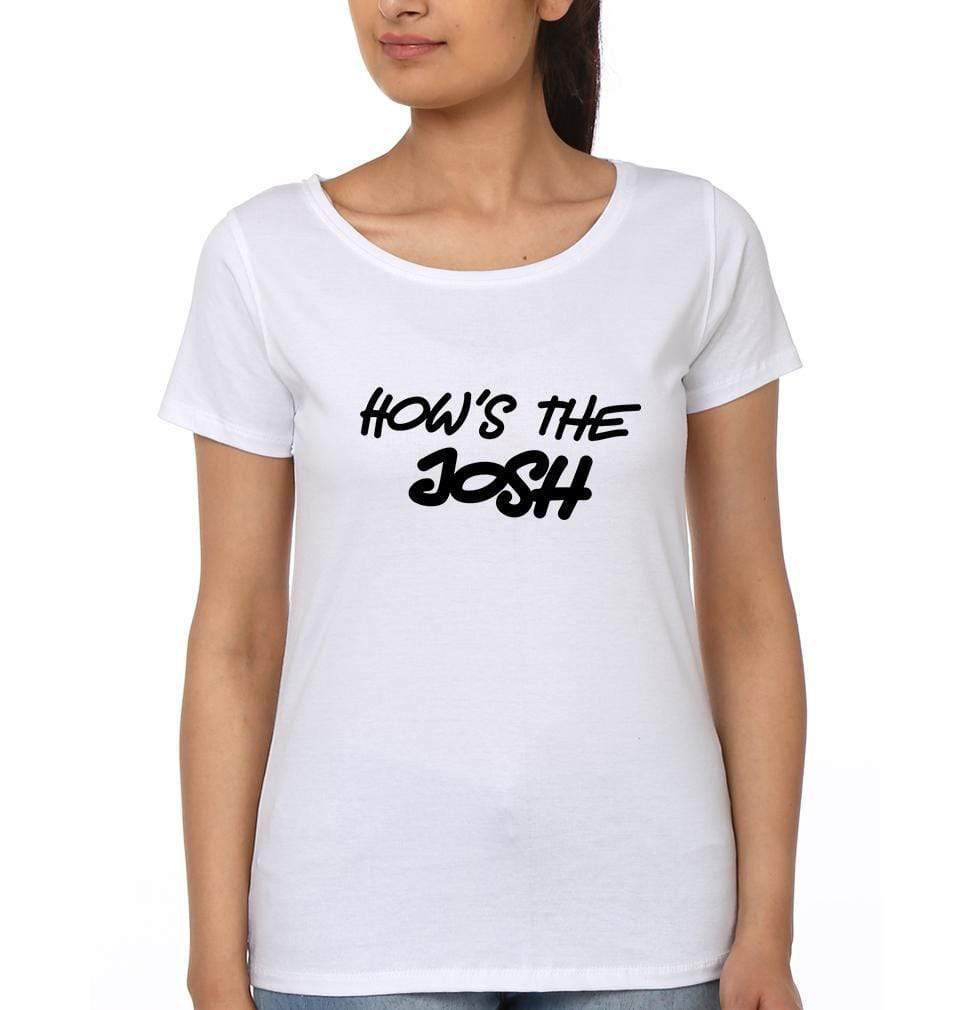 Hows The Josh Womens Half Sleeves T-Shirts-FunkyTradition Half Sleeves T-Shirt FunkyTradition