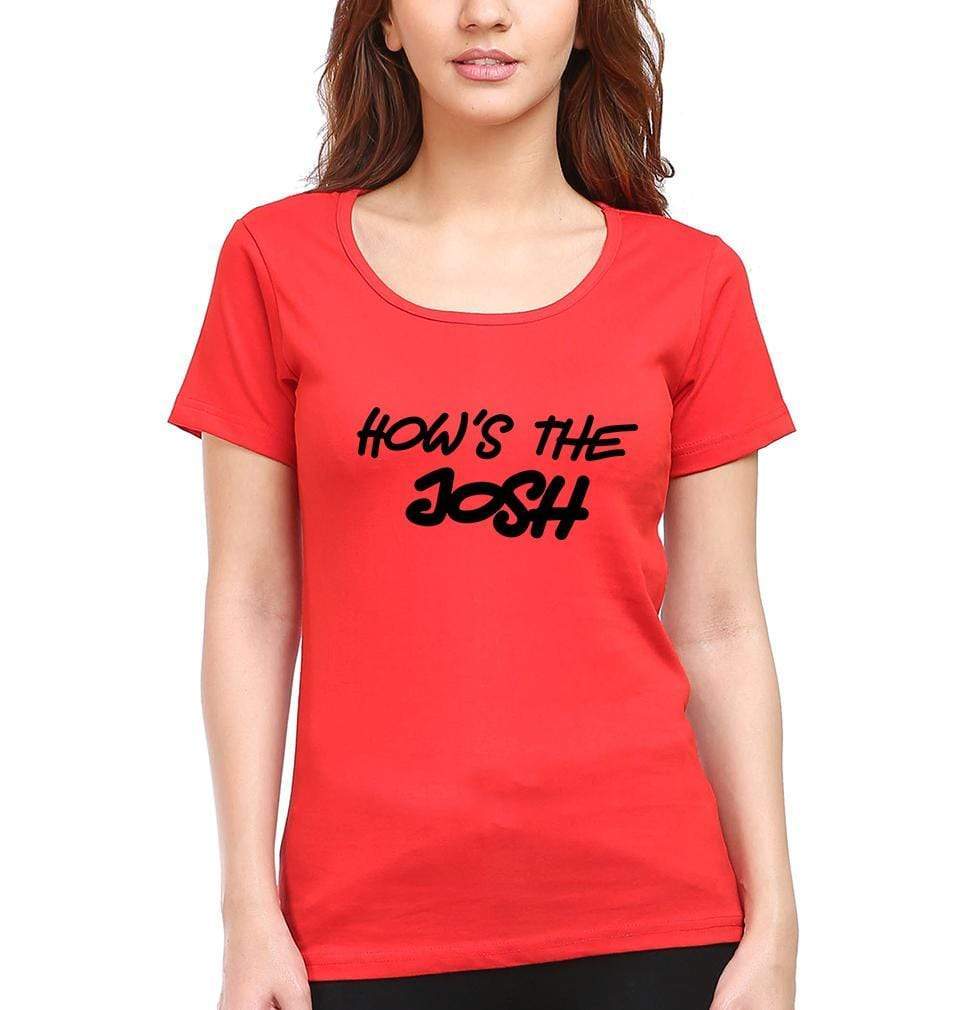Hows The Josh Womens Half Sleeves T-Shirts-FunkyTradition Half Sleeves T-Shirt FunkyTradition