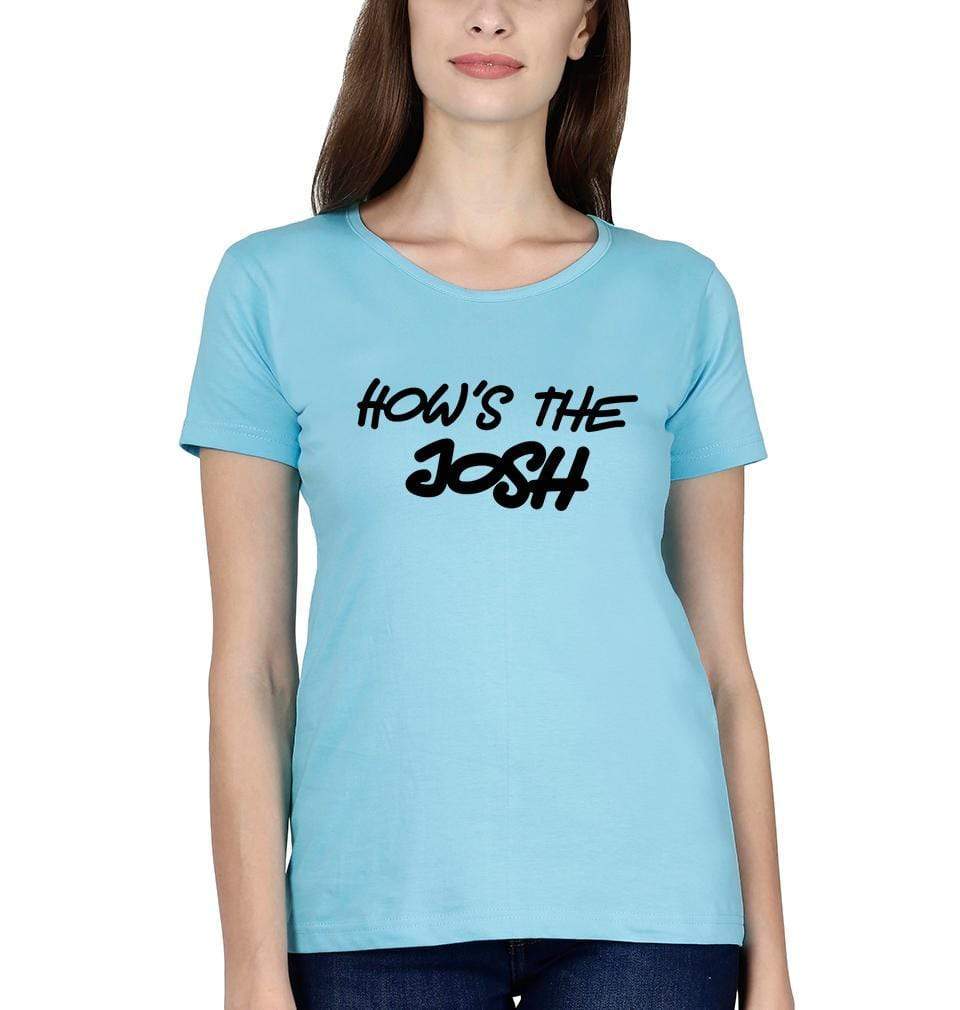 Hows The Josh Womens Half Sleeves T-Shirts-FunkyTradition Half Sleeves T-Shirt FunkyTradition
