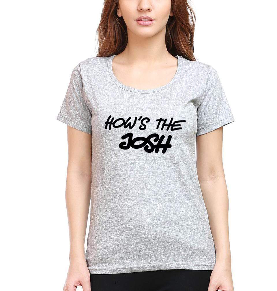 Hows The Josh Womens Half Sleeves T-Shirts-FunkyTradition Half Sleeves T-Shirt FunkyTradition