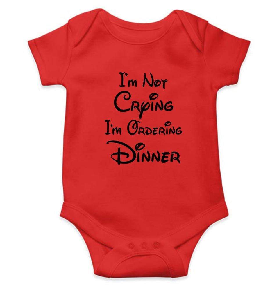 I am not crying I am ordering dinner Rompers for Baby Boy- FunkyTradition FunkyTradition