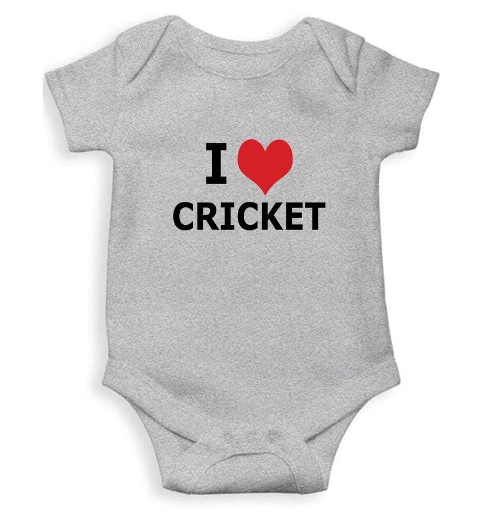 I Love Cricket Rompers for Baby Boy Rompers for Baby Boy - FunkyTradition FunkyTradition