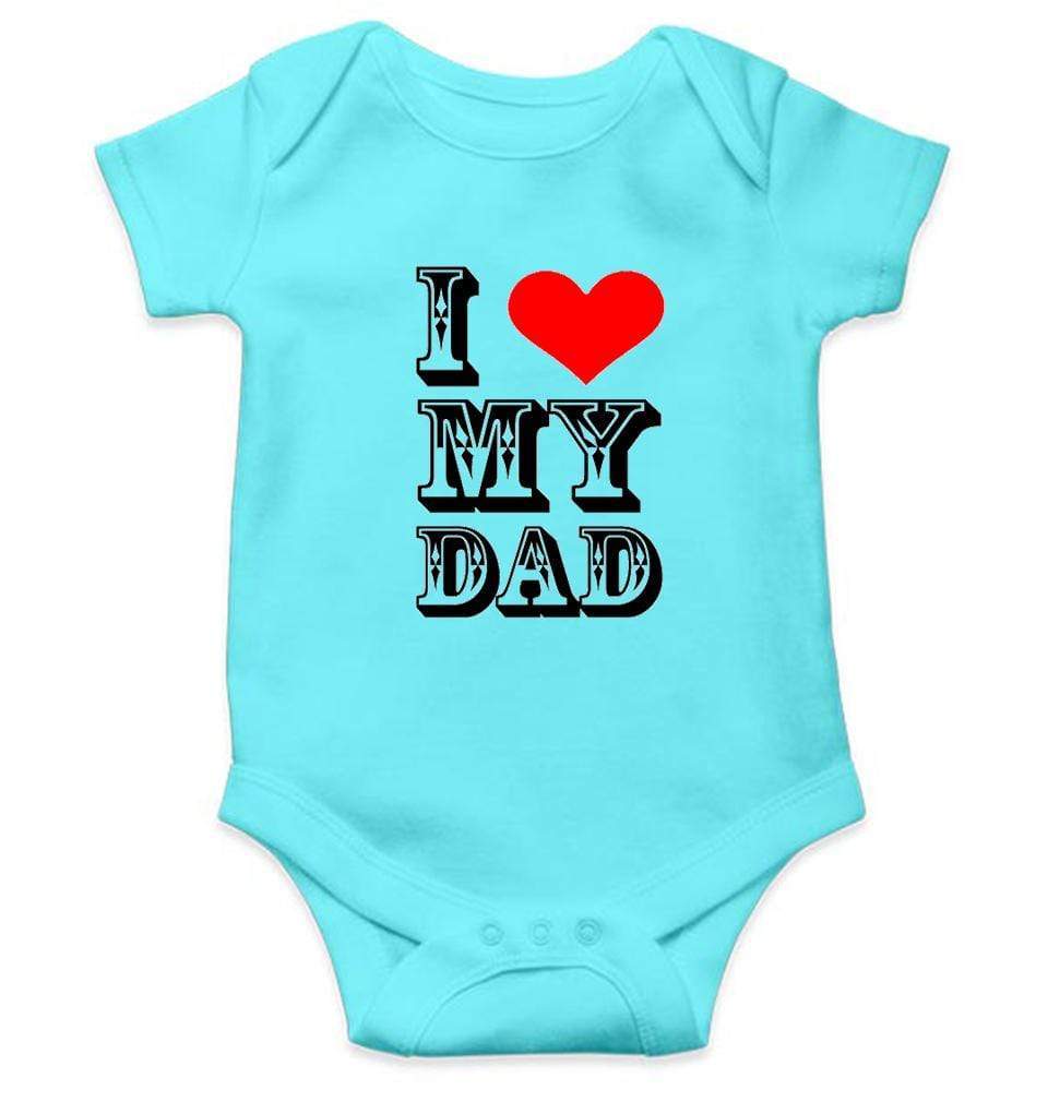 I Love My Dad Rompers for Baby Girl- FunkyTradition FunkyTradition