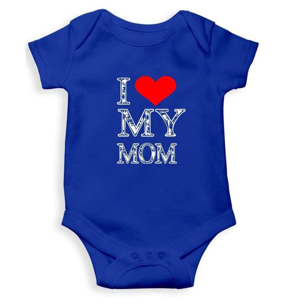 I Love My Mom Rompers for Baby Girl- FunkyTradition FunkyTradition