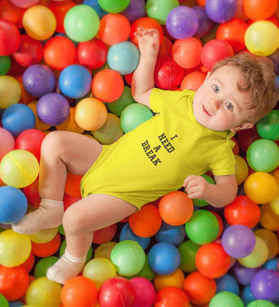 I need a break Rompers for Baby Boy- FunkyTradition FunkyTradition
