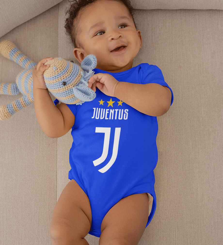 Juventus Rompers for Baby Boy- FunkyTradition FunkyTradition