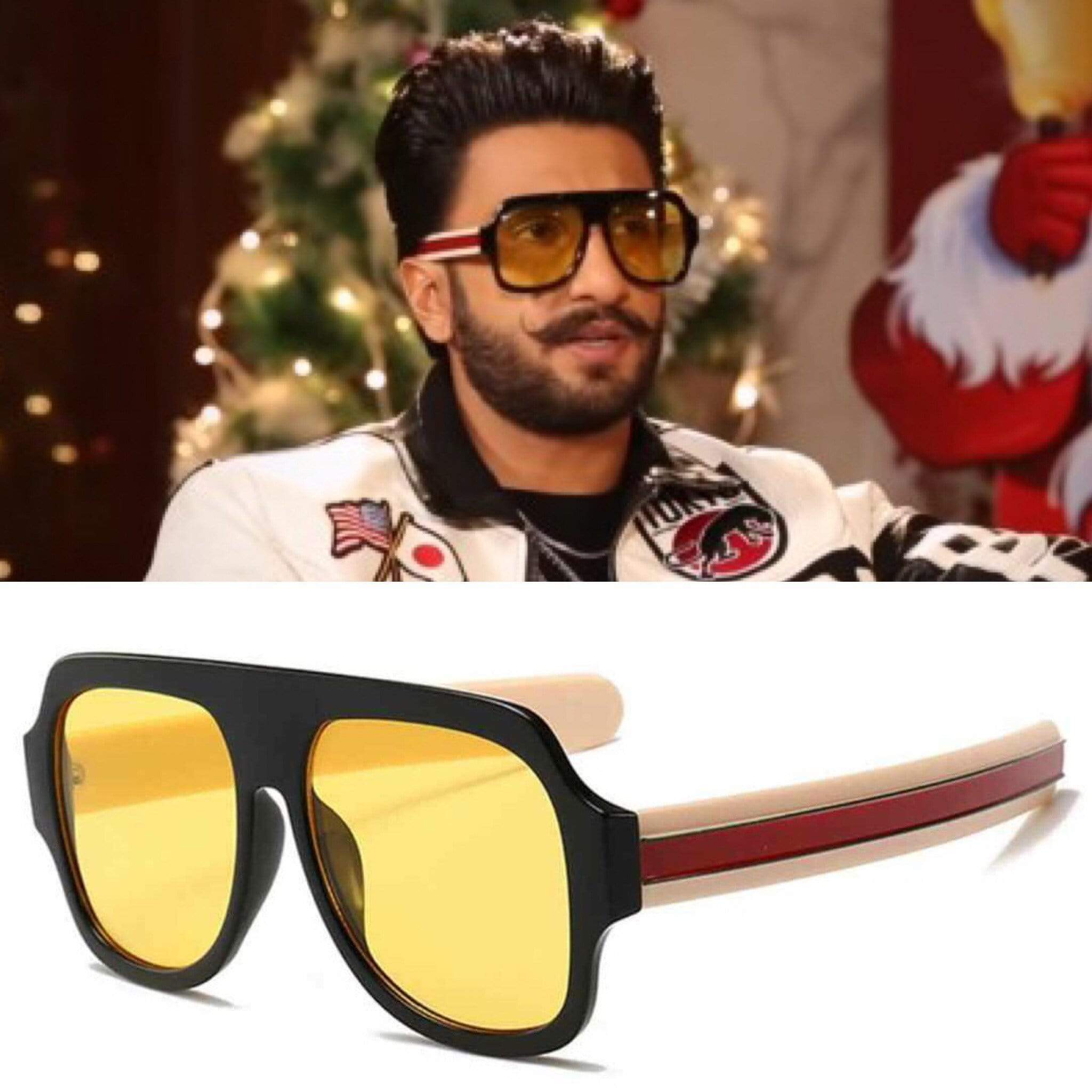 Koffee With Karan Ranveer Singh Wayfarer Sunglasses-FashionRazor Premium FashionRazor