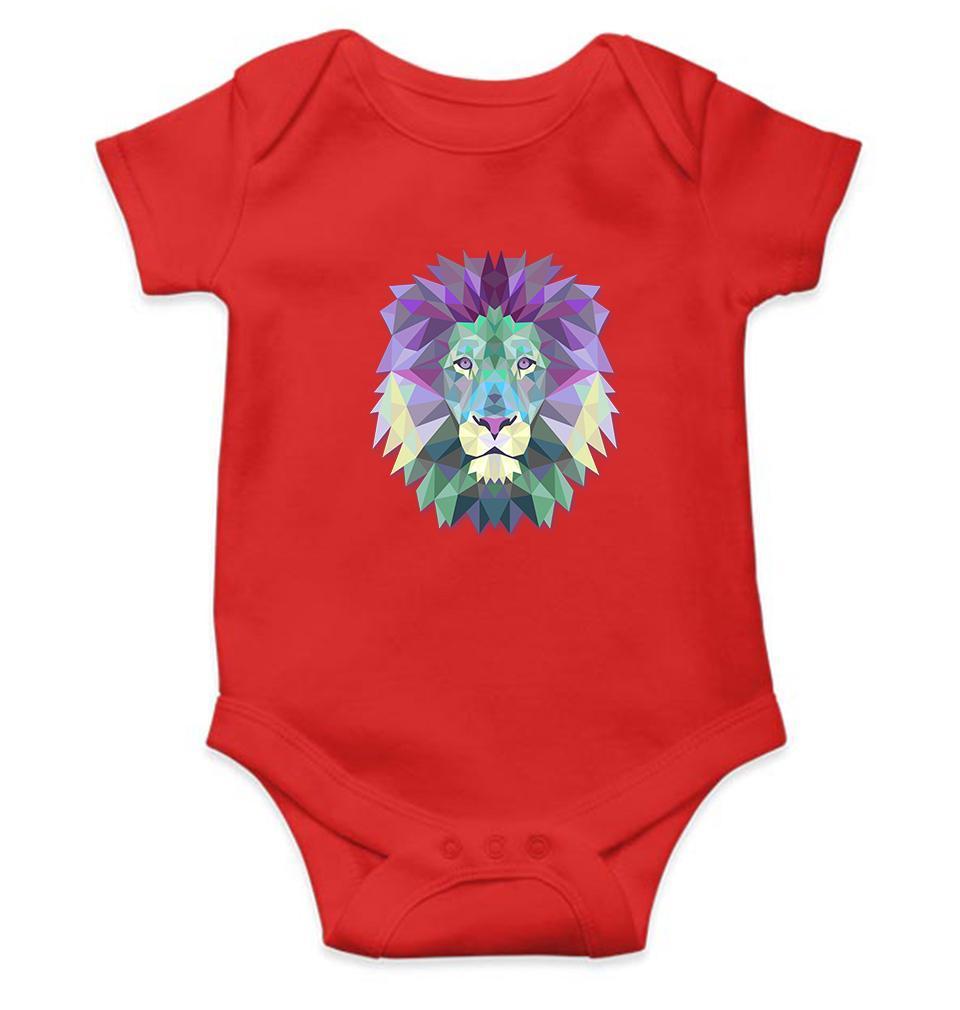 Lion Abstract Rompers for Baby Boy- FunkyTradition FunkyTradition