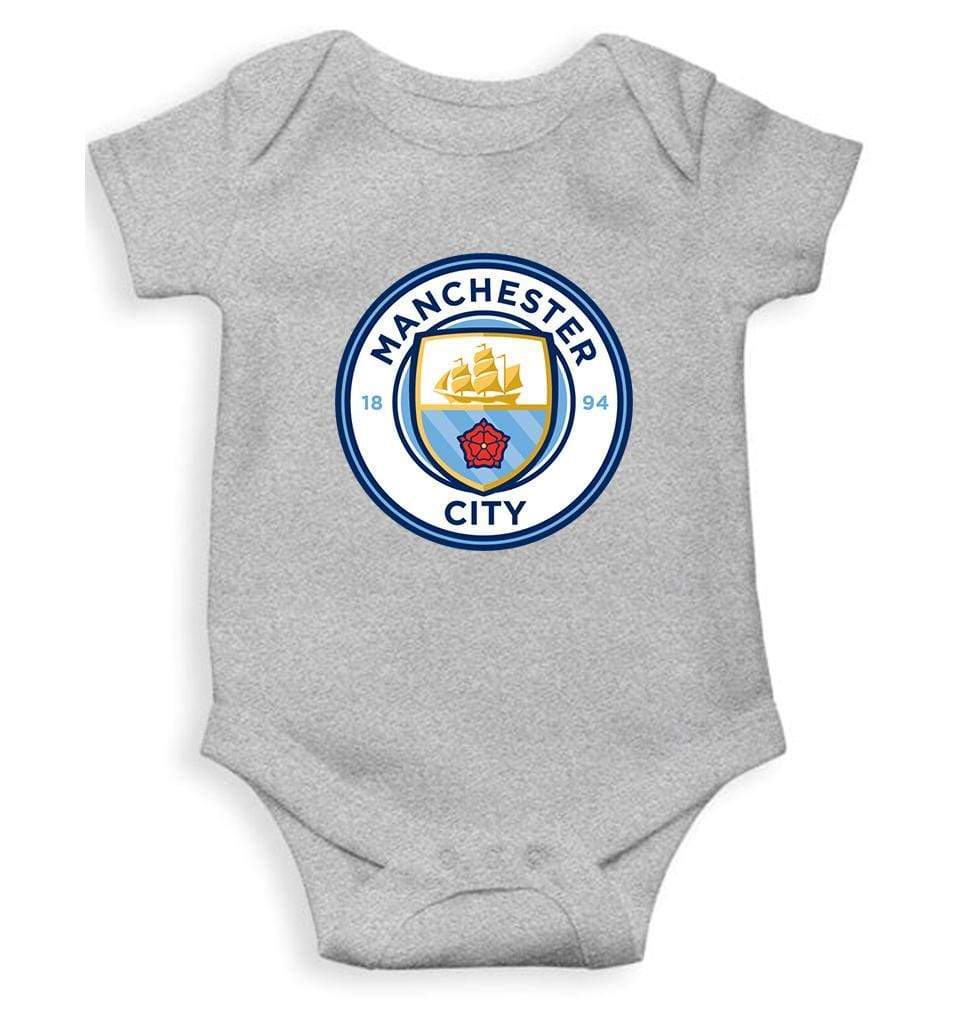 Manchester City Rompers for Baby Boy- FunkyTradition FunkyTradition