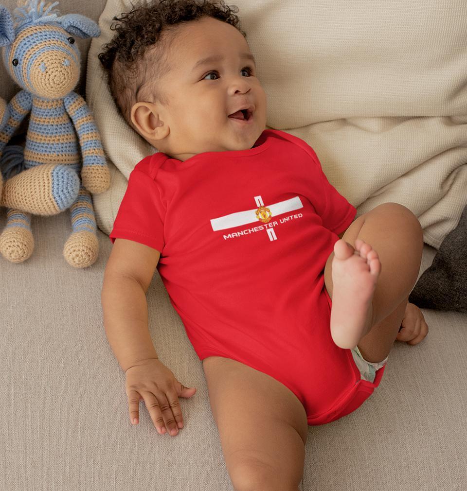 Manchester United Rompers for Baby Boy- FunkyTradition FunkyTradition
