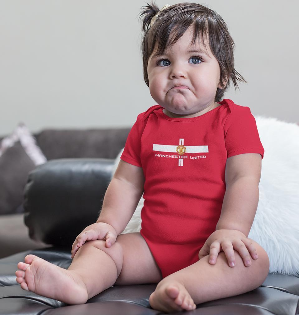 Manchester United Rompers for Baby Girl- FunkyTradition FunkyTradition