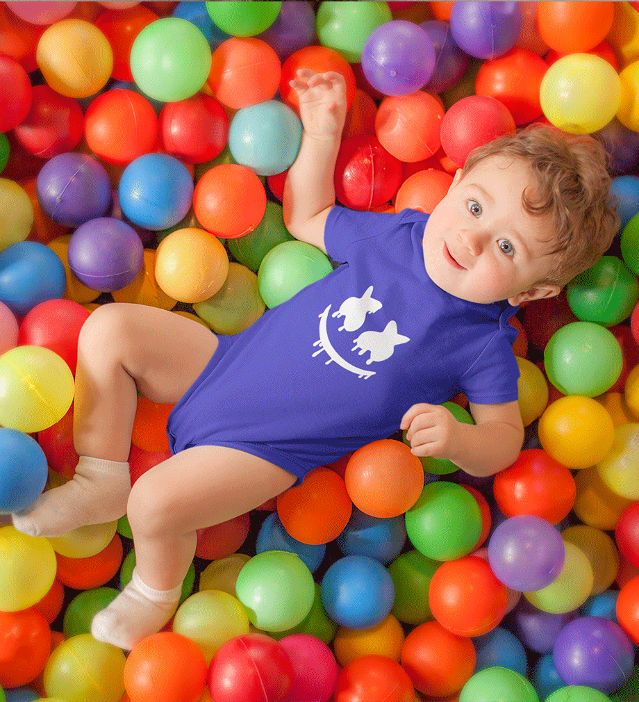Marshmello Rompers for Baby Boy - FunkyTradition FunkyTradition
