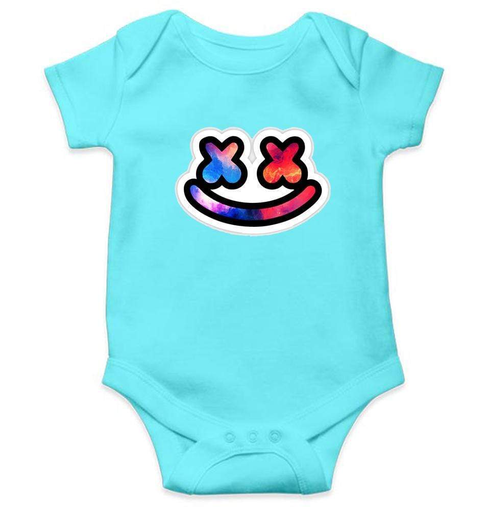 Marshmello Rompers for Baby Girl- FunkyTradition FunkyTradition