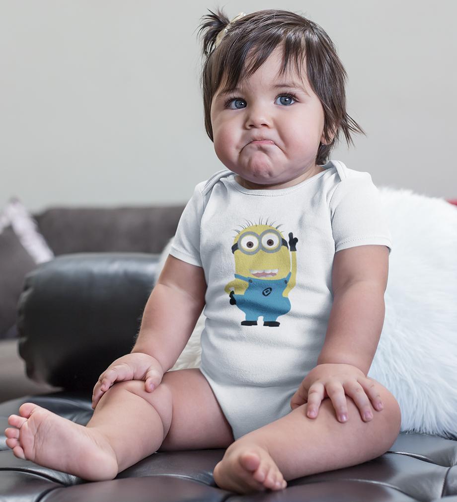 Minion Gru Rompers for Baby Girl- FunkyTradition FunkyTradition