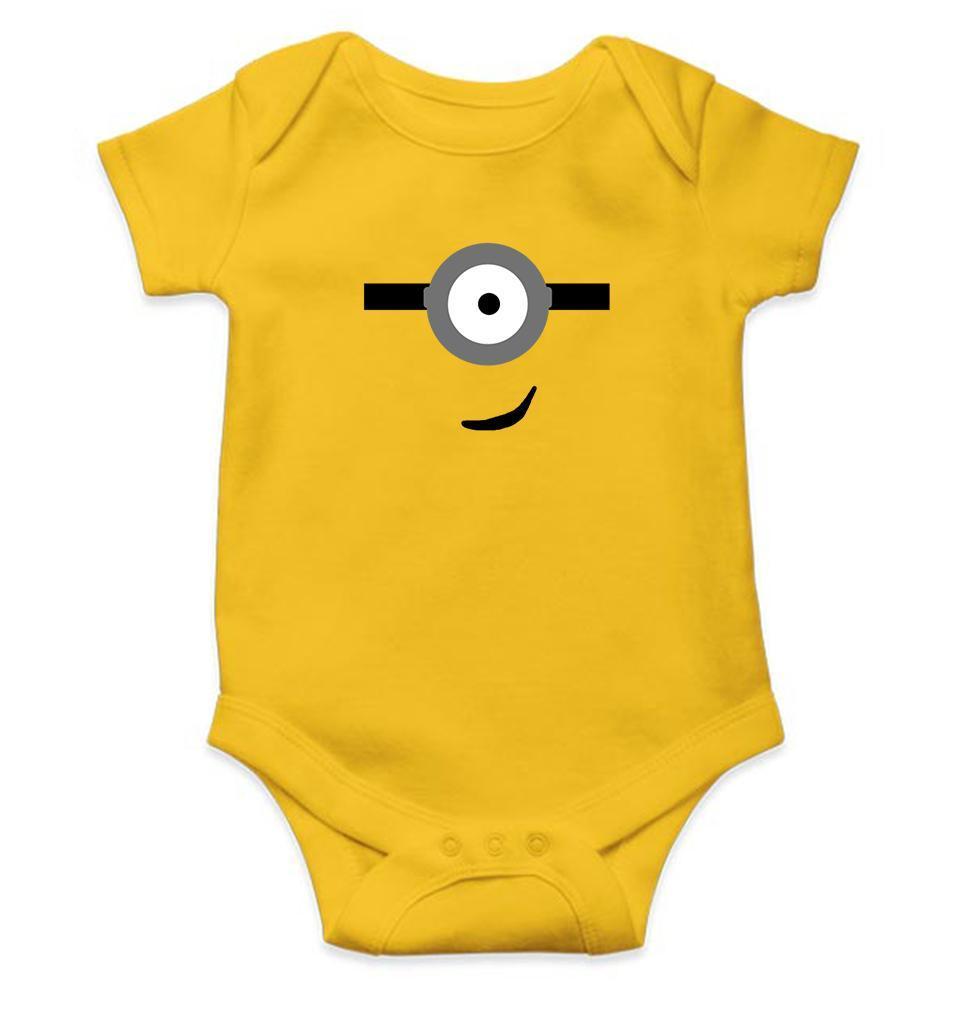 Minion Smile Rompers for Baby Boy- FunkyTradition FunkyTradition