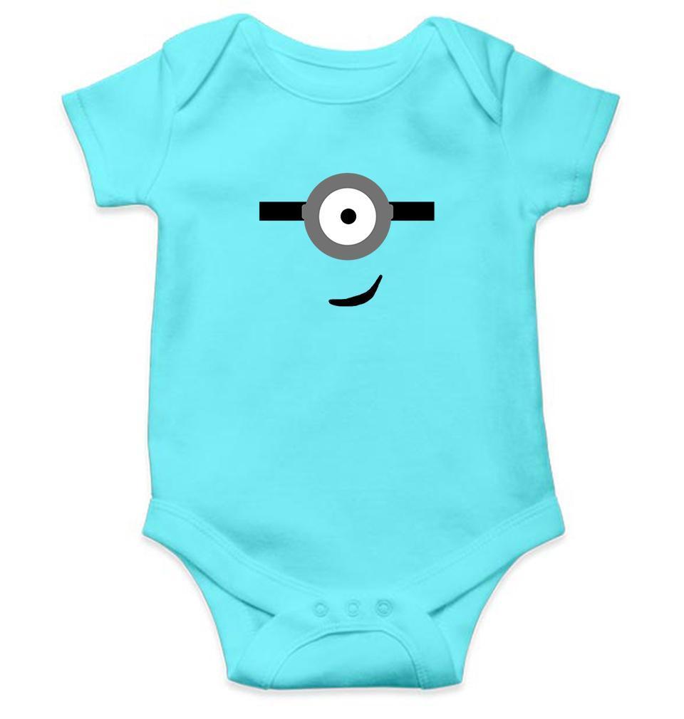 Minion Smile Rompers for Baby Girl- FunkyTradition FunkyTradition