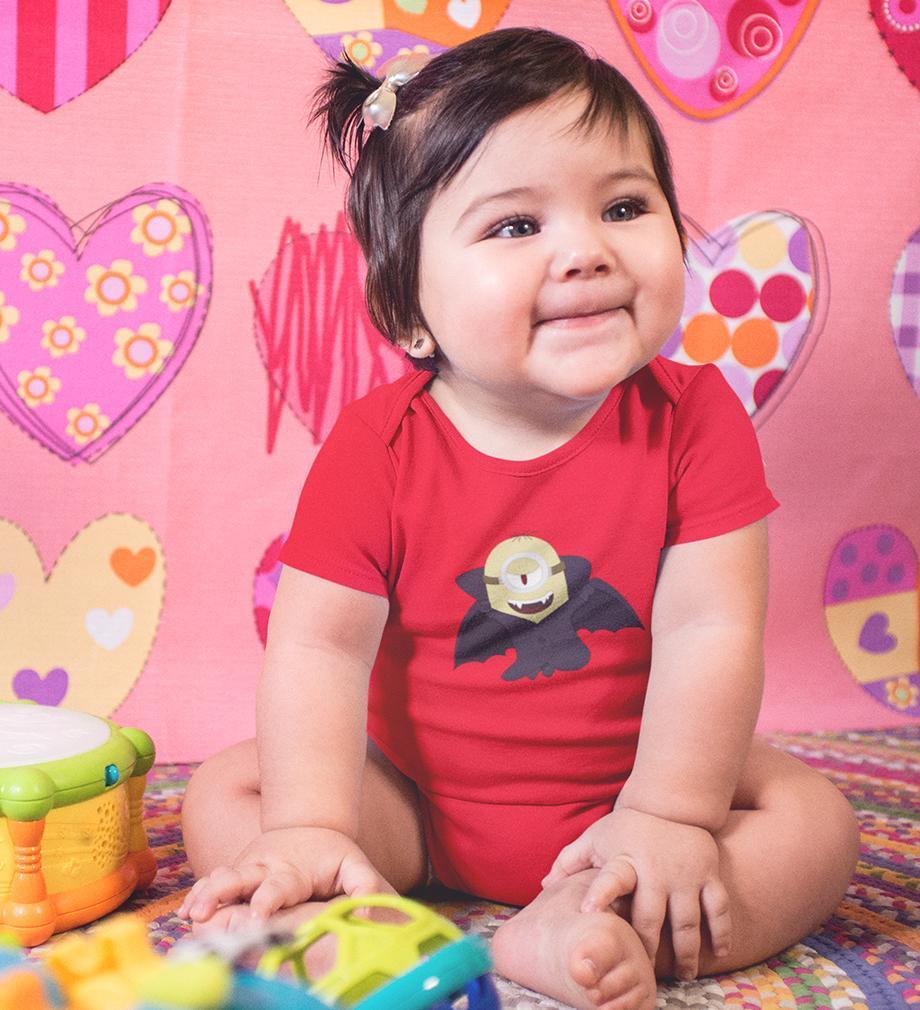 Minion Vampire Rompers for Baby Girl- FunkyTradition FunkyTradition