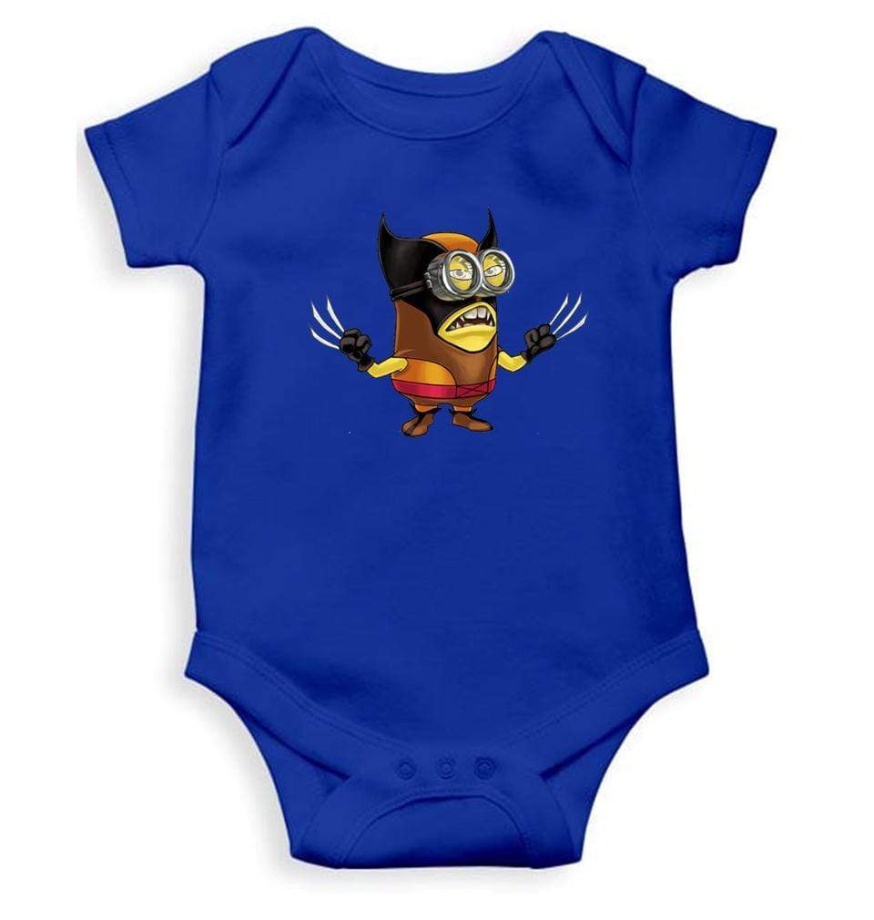 Minion Wolverine Rompers for Baby Girl- FunkyTradition FunkyTradition
