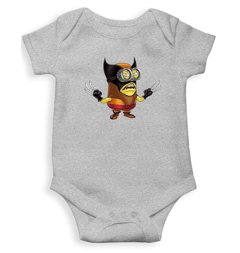 Minion Wolverine Rompers for Baby Girl- FunkyTradition FunkyTradition