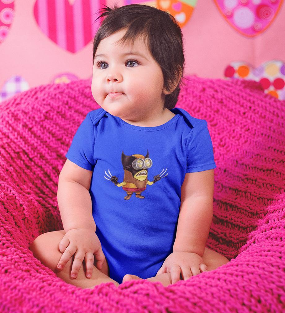 Minion Wolverine Rompers for Baby Girl- FunkyTradition FunkyTradition