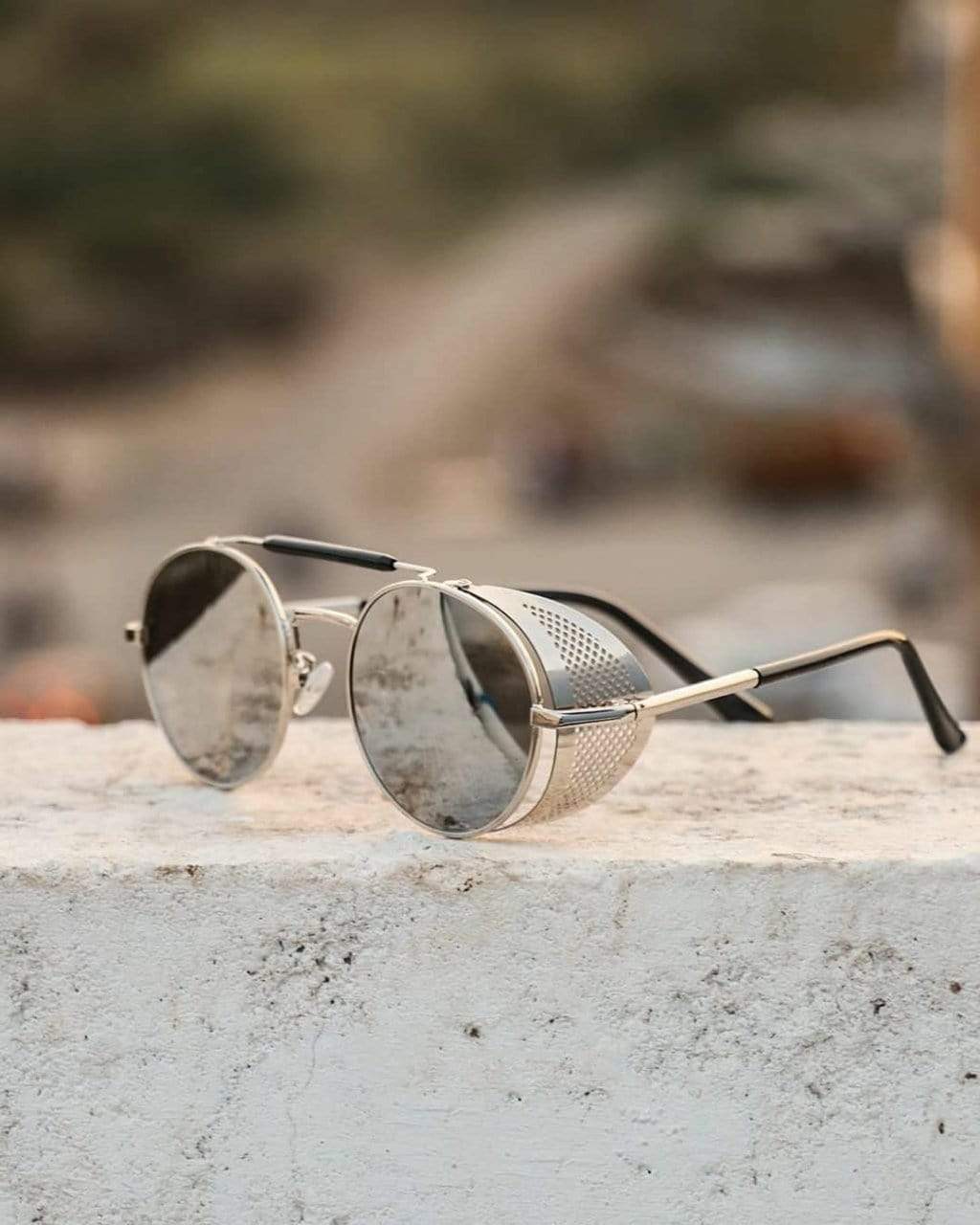 Multicolor Bridge Round Sunglasses For Men And Women-FunkyTradition Premium FunkyTradition